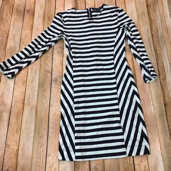 French Connection Summer Striped Dress - Green/Blue - 6 - Picture 7 of 14